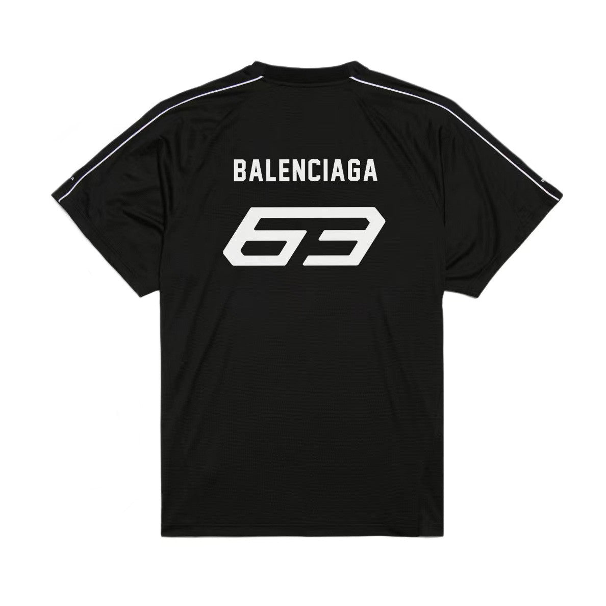 Balenciaga Men's And Women's Spring/Summer Fashion Casual Solid Color High Density Mesh Loose Fit Embroidered Logo T-shirt Loose Fit Casual Stretch Shorts Suit Set #78258