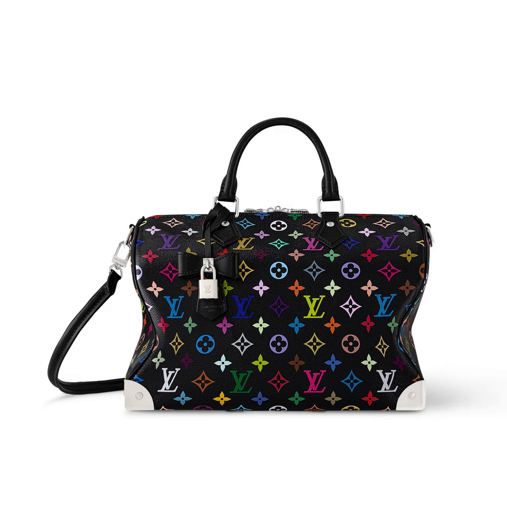 Louis Vuitton Lv X Tm Speedy Soft 30 Women Solid Color Detachable Adjustable Shoulder Strap Zipper Closure Cow Leather Single Shoulder Crossbody Tote Travel Bag Bags #75433