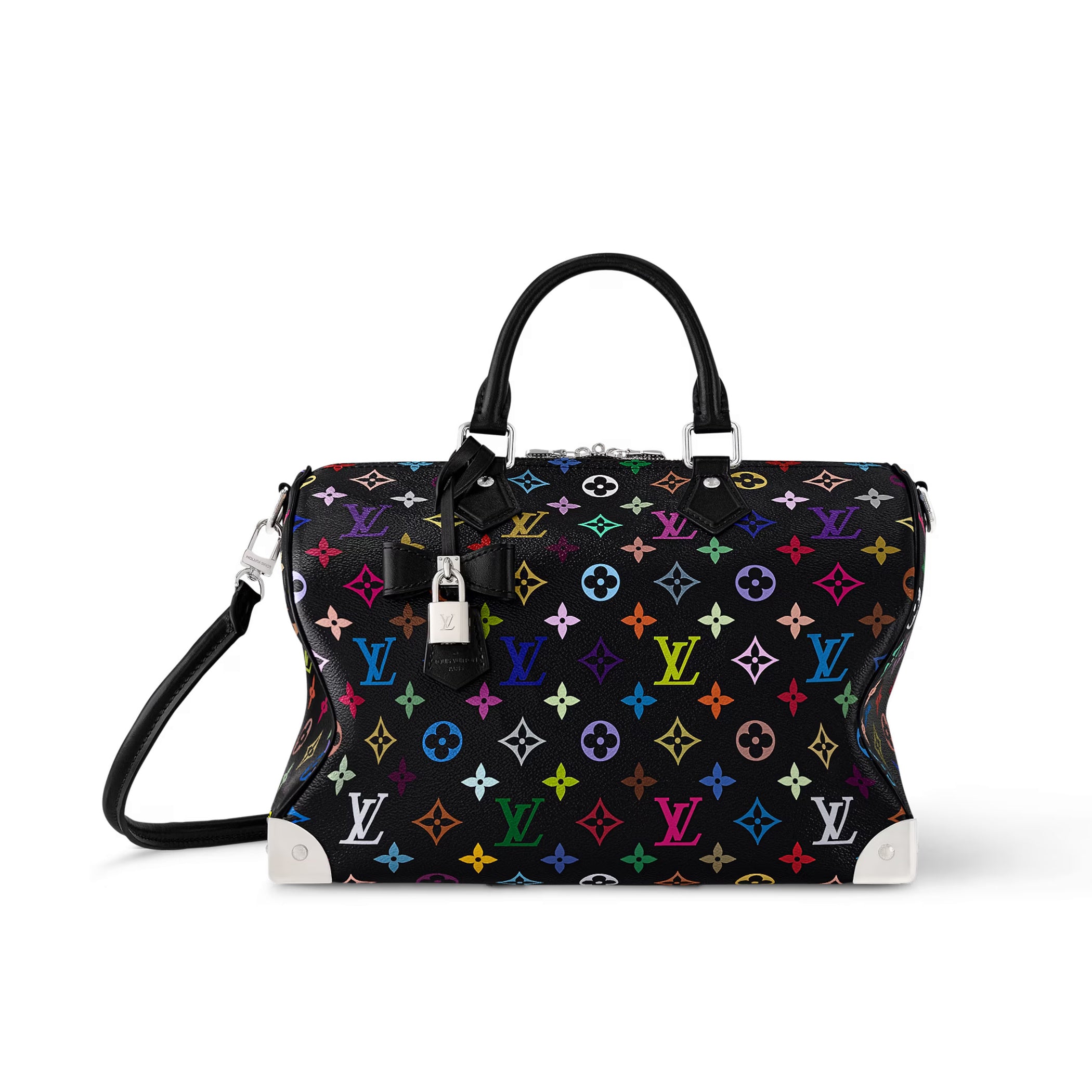Louis Vuitton Lv X Tm Speedy Soft 30 Women Solid Color Detachable Adjustable Shoulder Strap Zipper Closure Cow Leather Single Shoulder Crossbody Tote Travel Bag Bags #75433