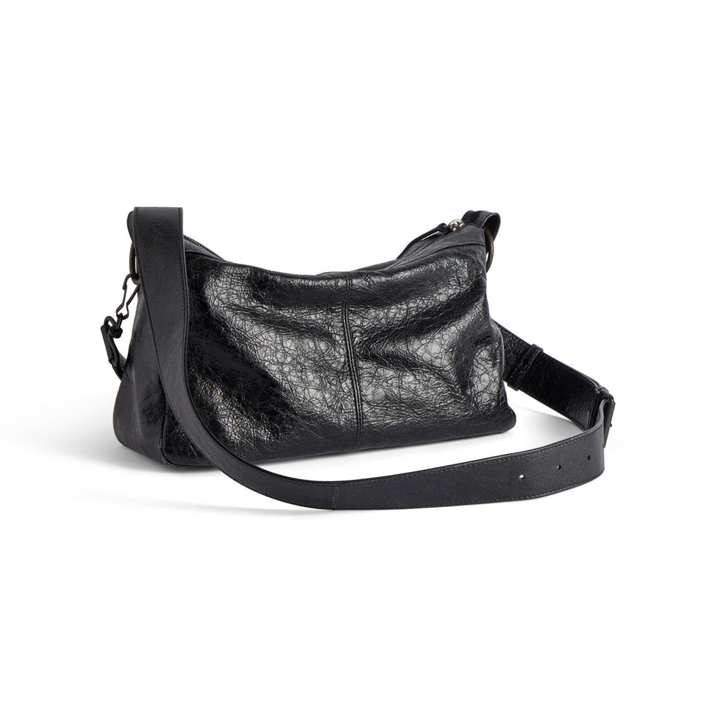 Balenciaga LE CITY MOTO Men's And Women's Fashion Classic Solid Color Zipper Closure Leather Adjustable Strap Shoulder Bag Crossbody Bag Motorcycle Bag Bags 8461882AB6Z1251 #79567
