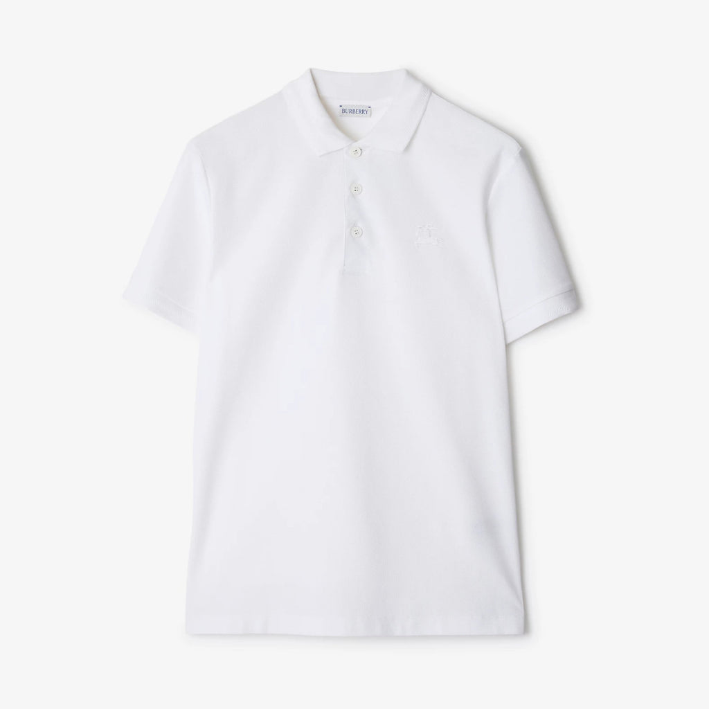 Burberry Men's Summer Solid Color Embroidered Knight Pattern Polo Neck Short Sleeve T-Shirt #76185