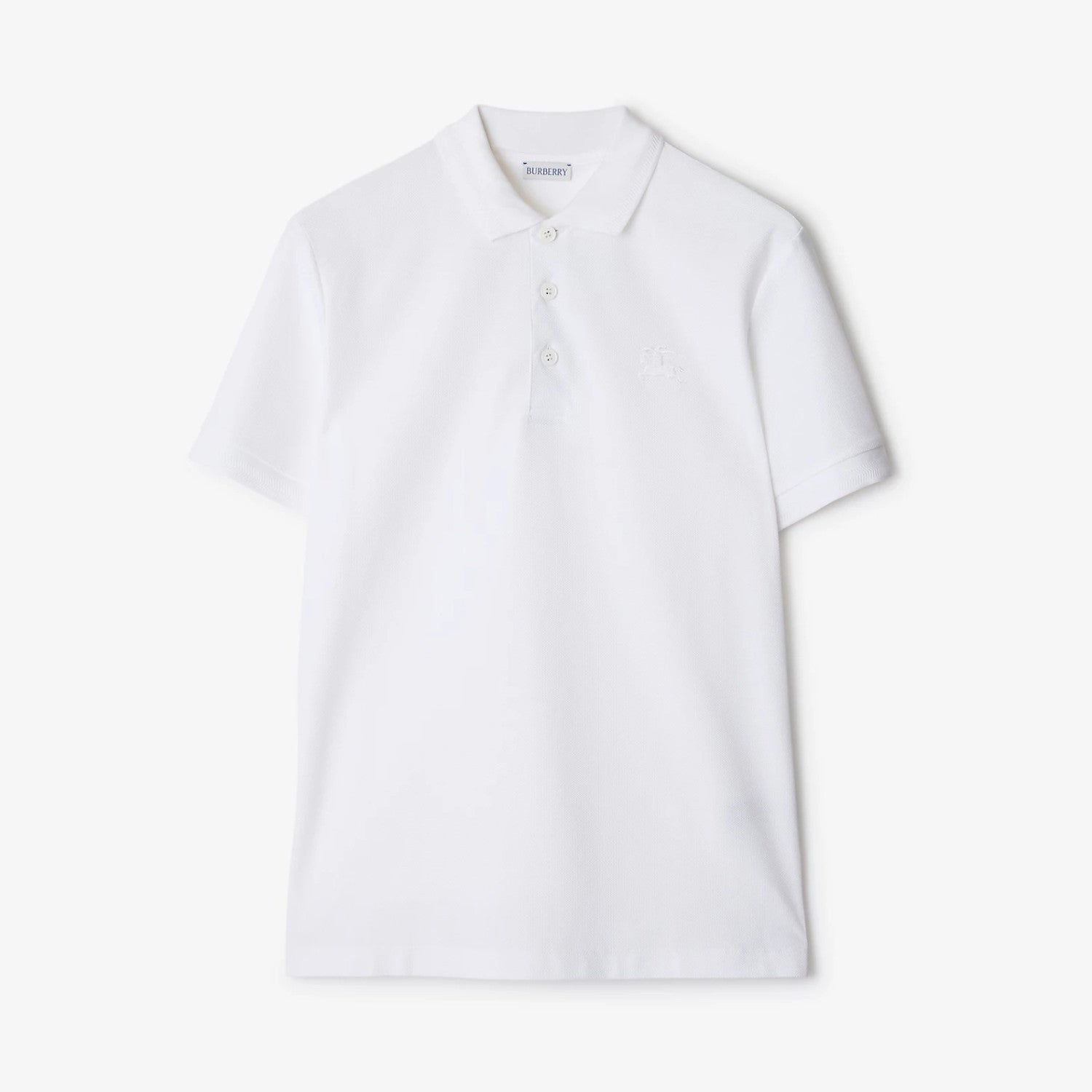 Burberry Men's Summer Solid Color Embroidered Knight Pattern Polo Neck Short Sleeve T-Shirt #76185