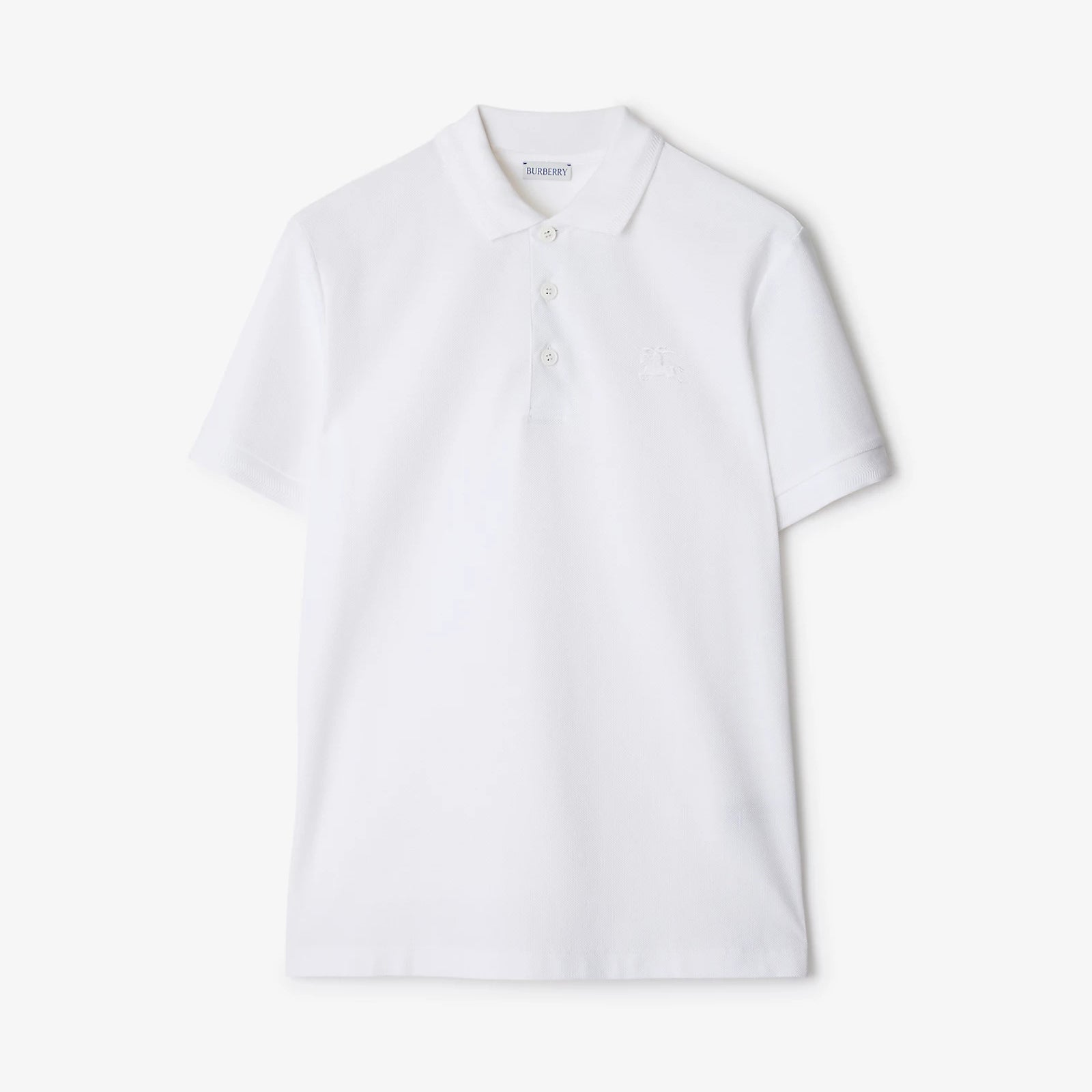 Burberry Men's Summer Solid Color Embroidered Knight Pattern Polo Neck Short Sleeve T-Shirt #76185