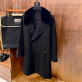 Louis Vuitton Men's Fall And Winter Mink Fur Collar Casual Down Jacket With Multiple Pockets Long Coat Ngvp #9873