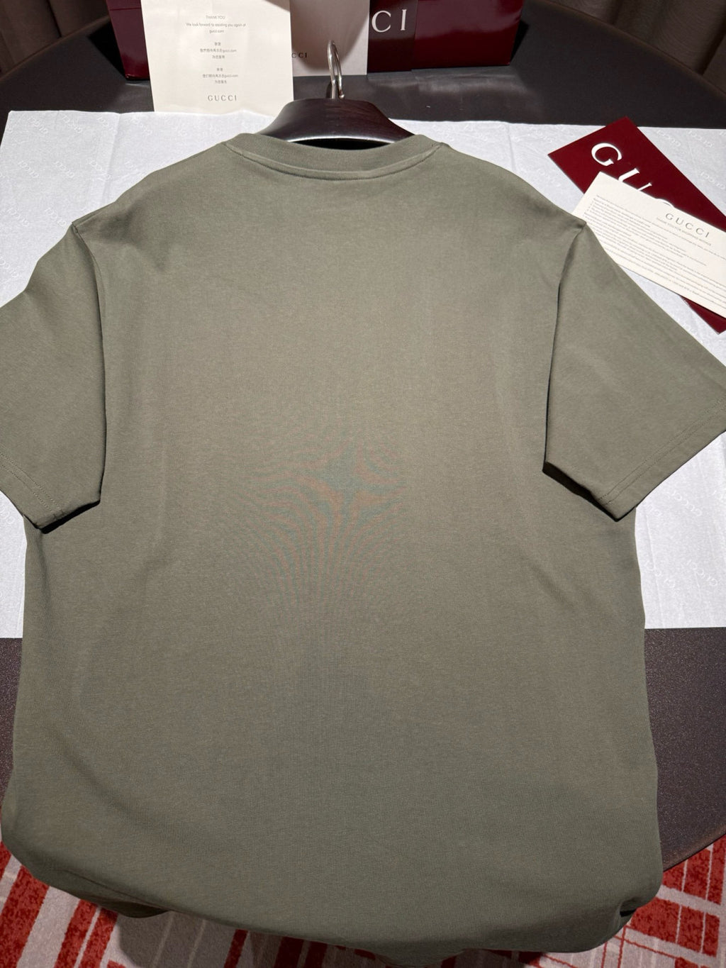 Gucci Men's Summer Solid Color Fashion Casual Letter Print Round Neck Drop Shoulder Short Sleeve T-Shirt #78253