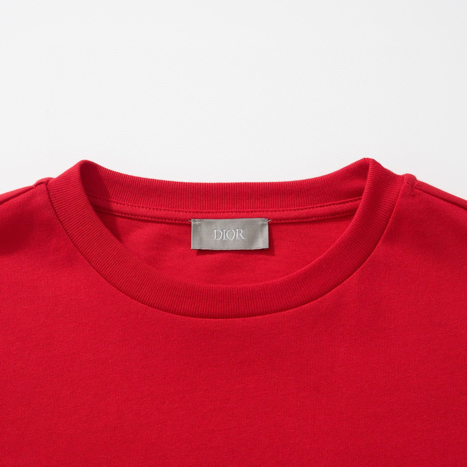 Dior Men's Summer Chest Embroidery Logo Cotton Round Neck Short Sleeve T-Shirt #97849