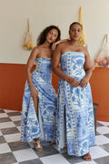 Aliza Dress - Palais Blue
