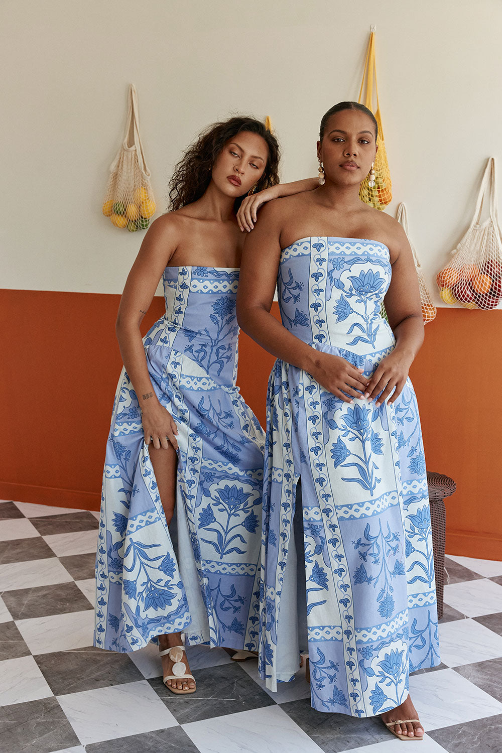Aliza Dress - Palais Blue