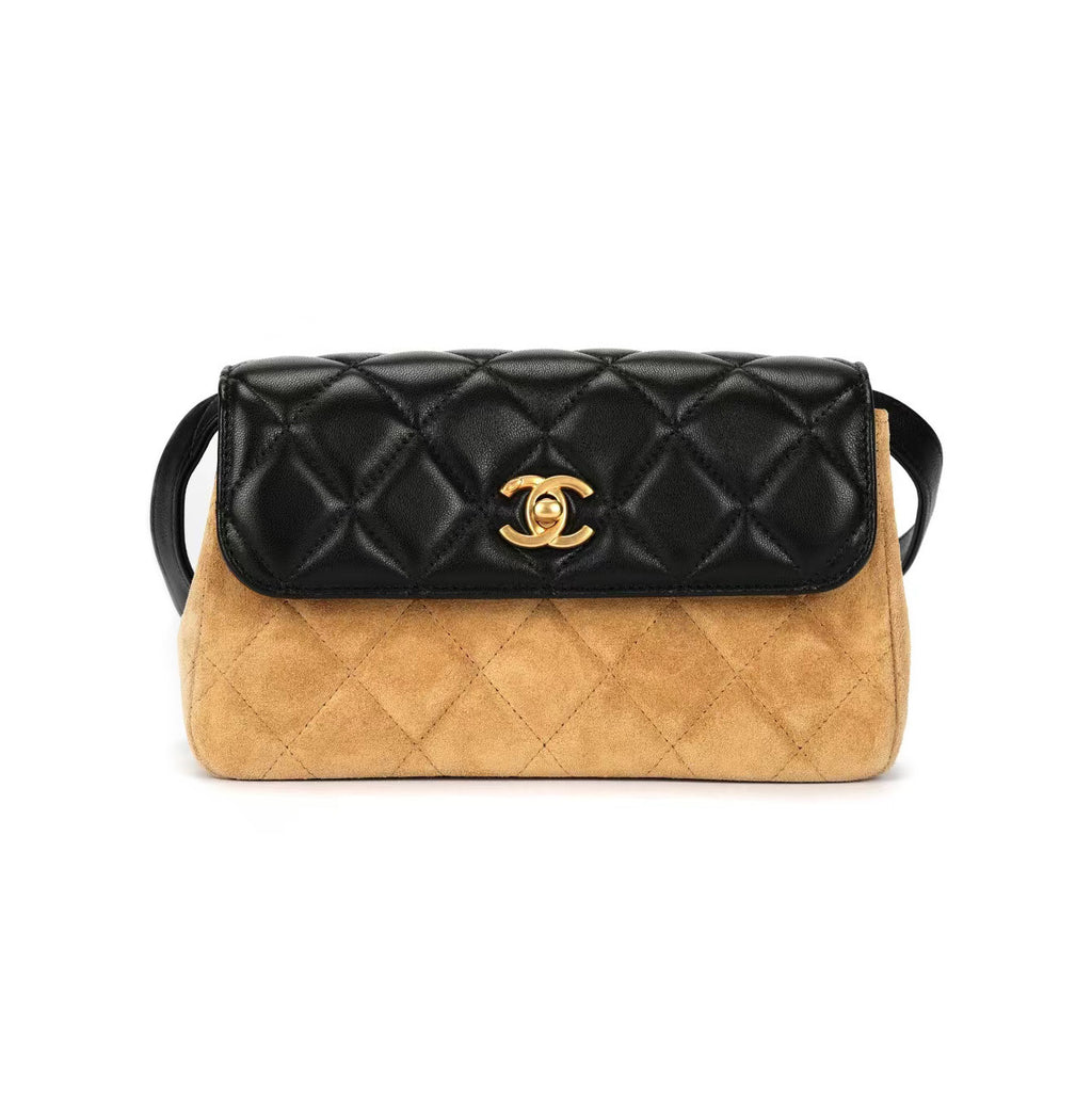Chanel Women's Classic Fashion Trend Logo Diamond-patterned Lambskin Shoulder Bag Crossbody Bag Handbag Bags #78175