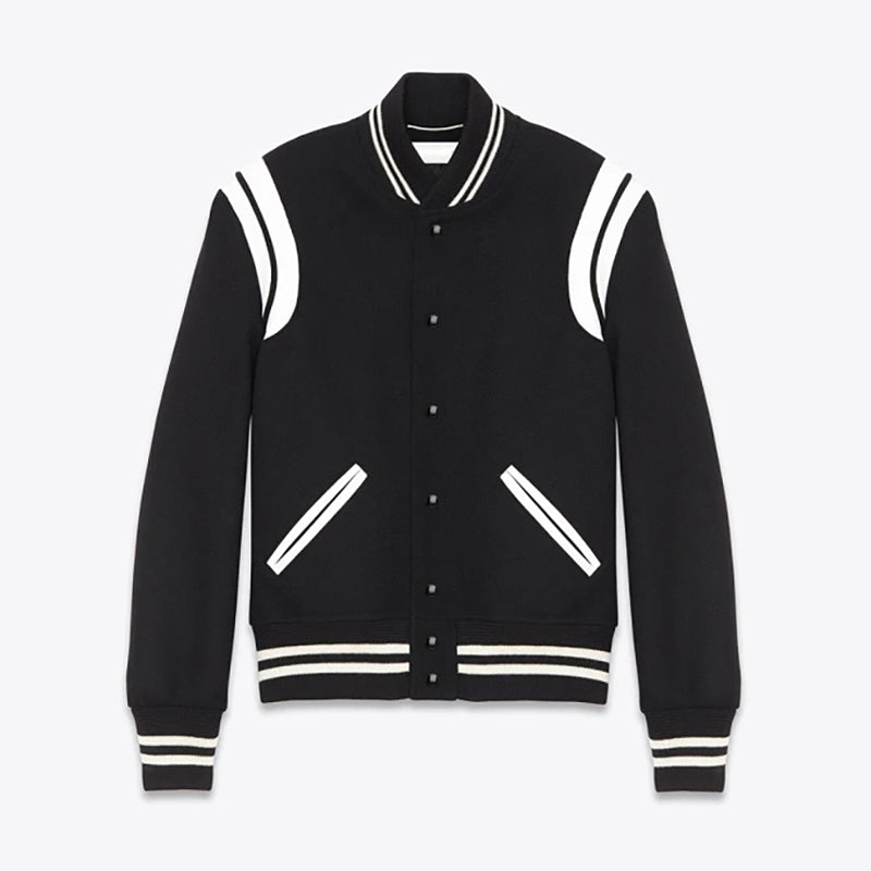 Saint Laurent Teddy Jacket In Wool Ngvp #691