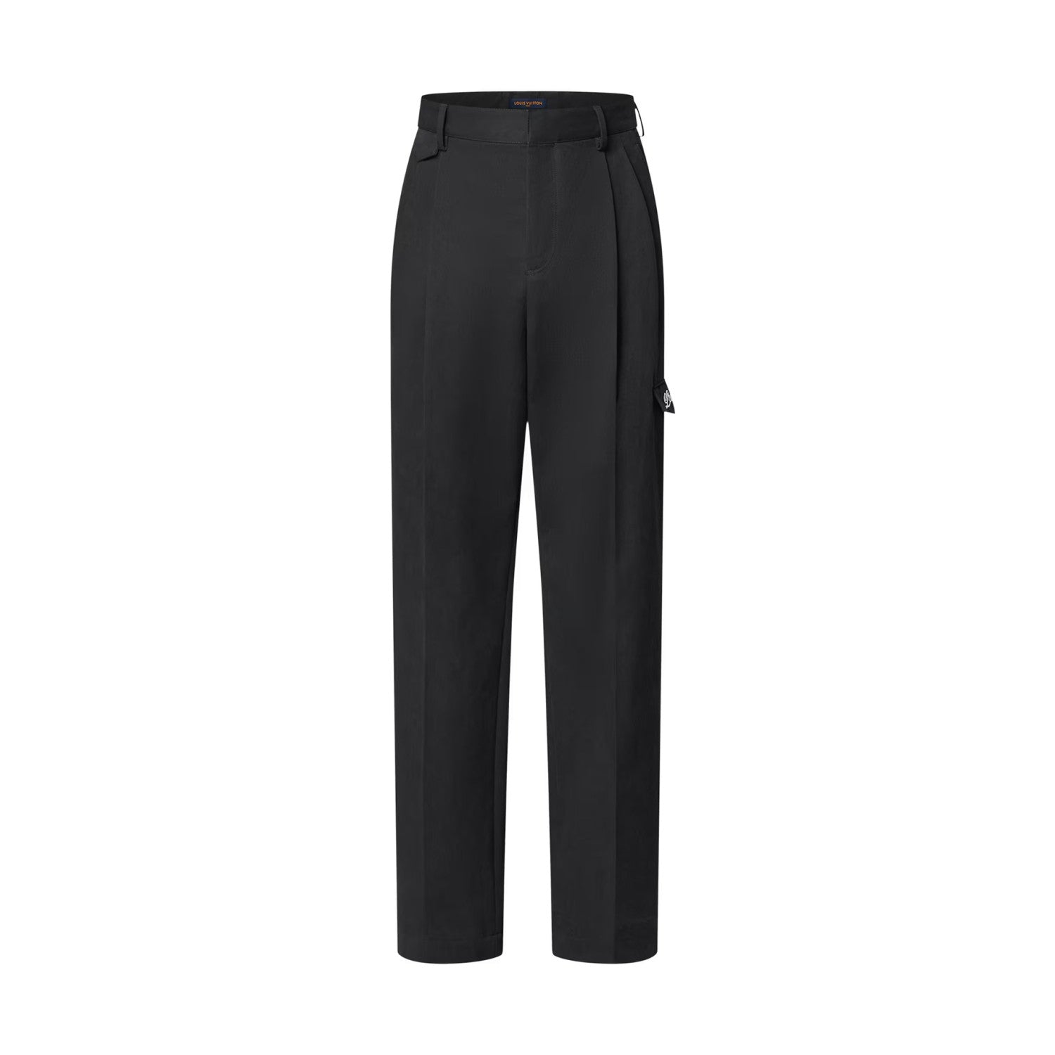 Louis Vuitton Men's Spring and Autumn Solid Color Embroidered Letter Printed Cotton Woven Fabric Casual Pants #76567