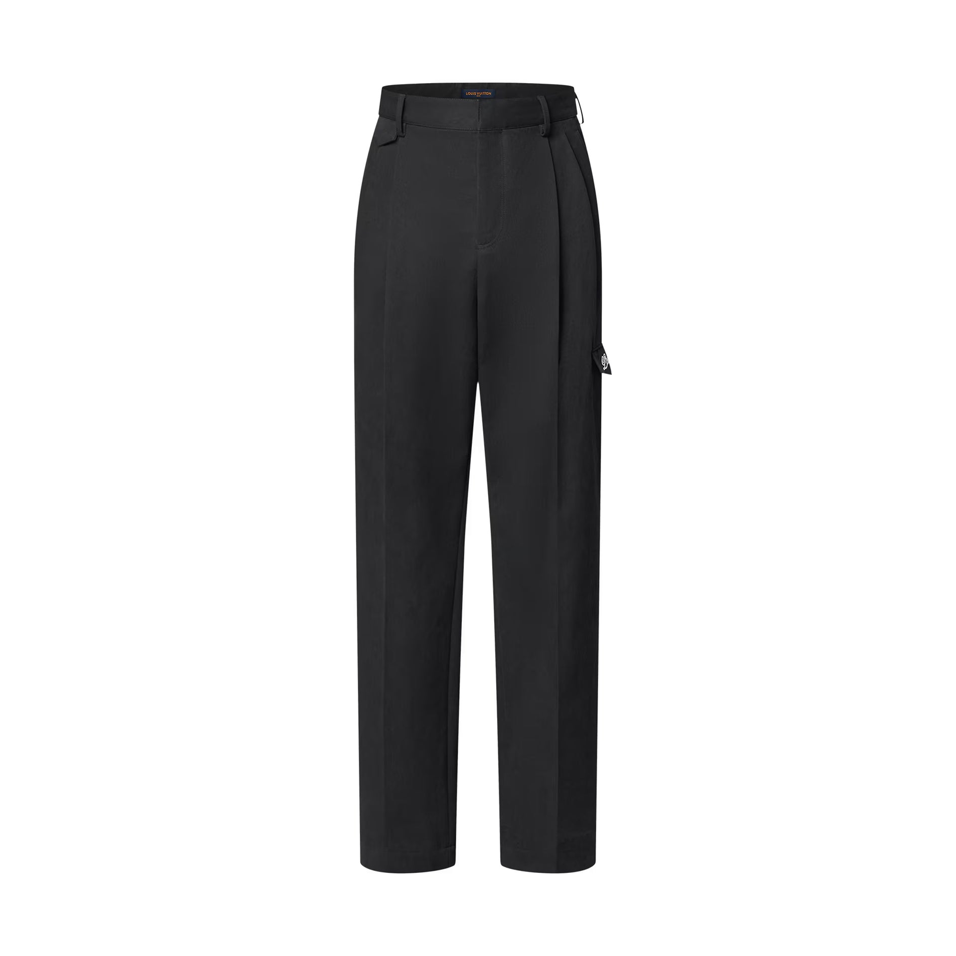 Louis Vuitton Men's Spring and Autumn Solid Color Embroidered Letter Printed Cotton Woven Fabric Casual Pants #76567