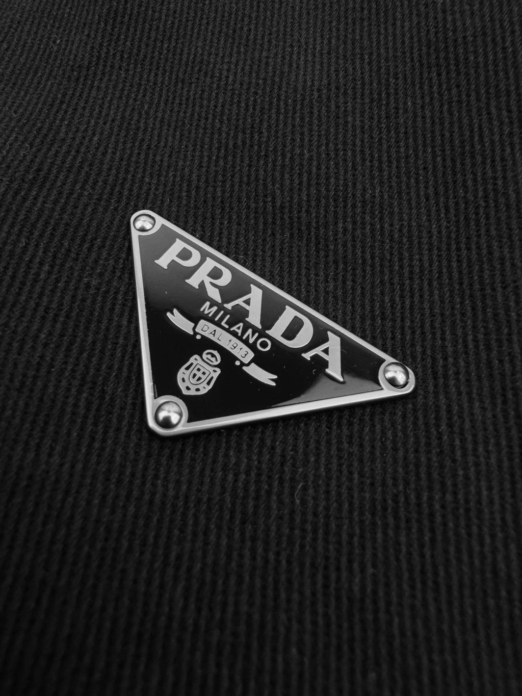 Prada Men's Winter Fashion Casual Solid Color Hooded Zip Up Jacket With Triangle Label Cotton Coat Cotton Jacket #79344
