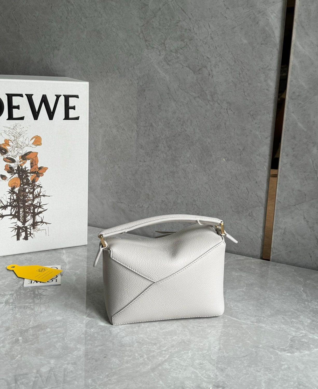 Loewe Women's Fashion Classic Solid Color Small Mini Soft Grained Cowhide Leather Puzzle Handbag Tote Shoulder Bag Bags A510P88X16-9567 #78731