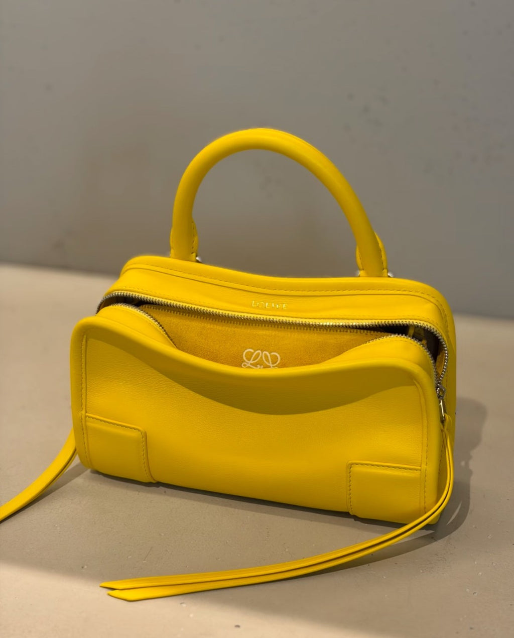 Loewe Mini Amazona 180 Handbag Shoulder Bag Crossbody Bags Minimalist Two-tone Suede Handbag Mini Square Bag A039AS4X12 #82973A