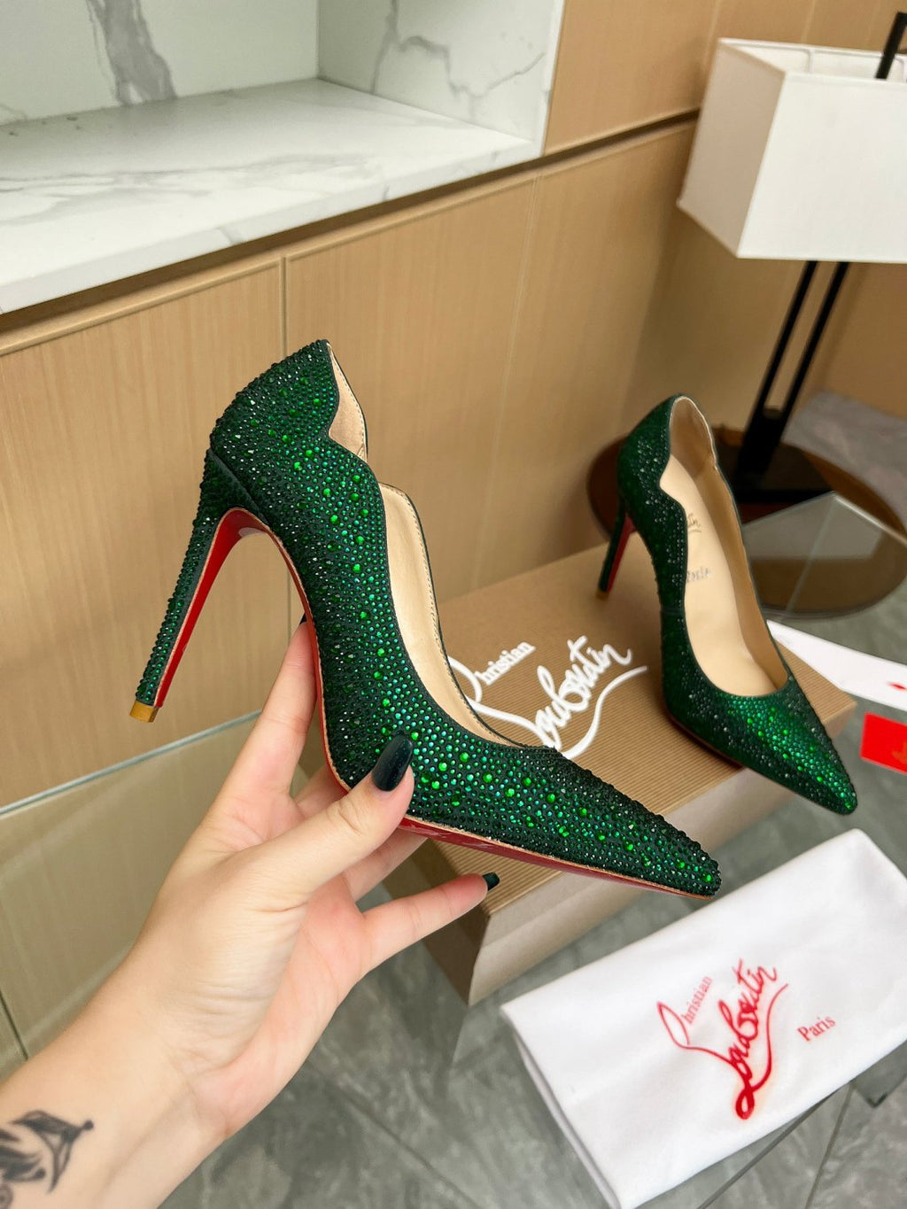 Christian Louboutin Diamond High Heels #333781
