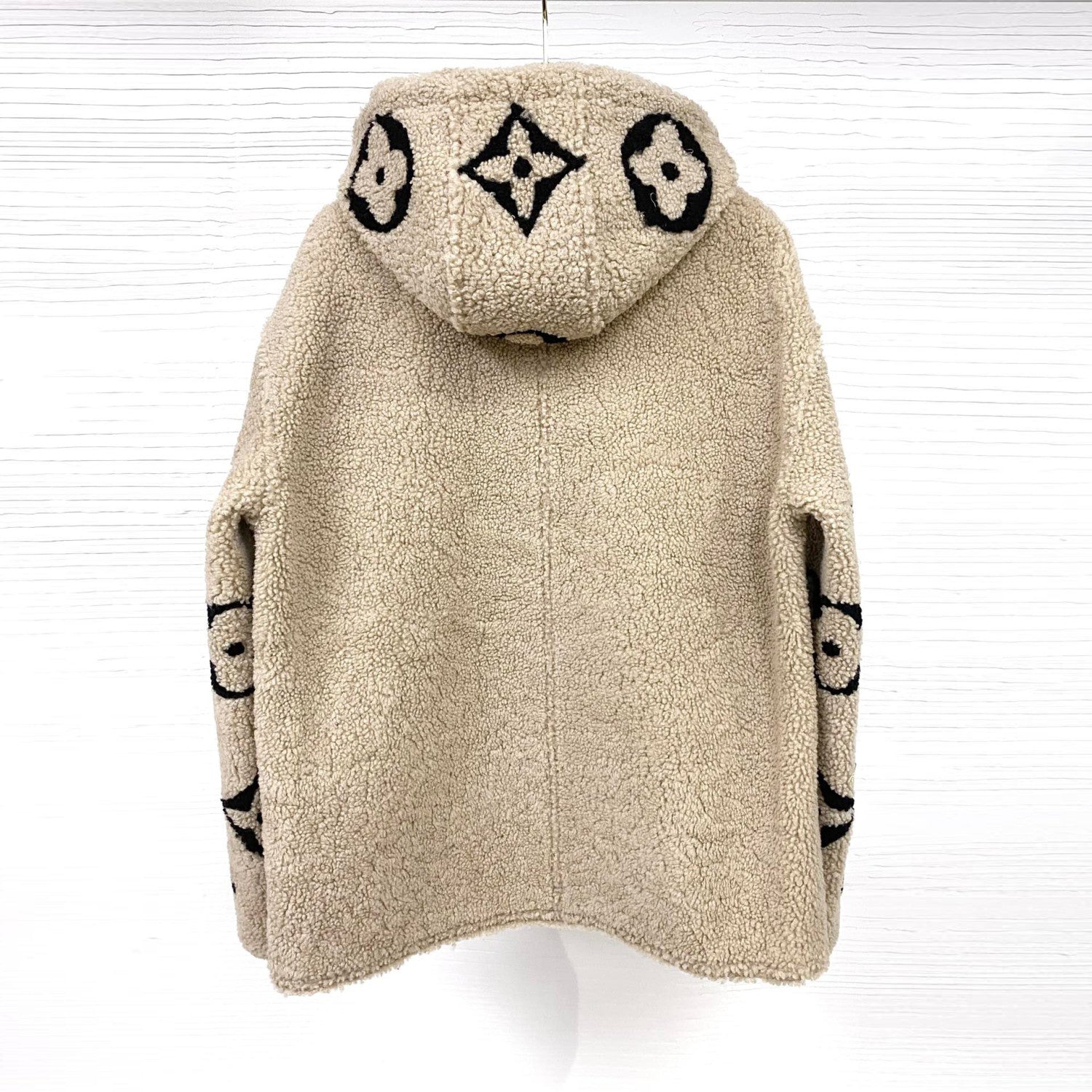 Louis Vuitton 100% Wool jacket leather coat Jacket #59269