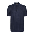 Brunello Cucinelli Men's Summer Solid Color Fitted Short Sleeve Linen And Cotton Wide Rib Knit Polo Shirt Ngvp #1559