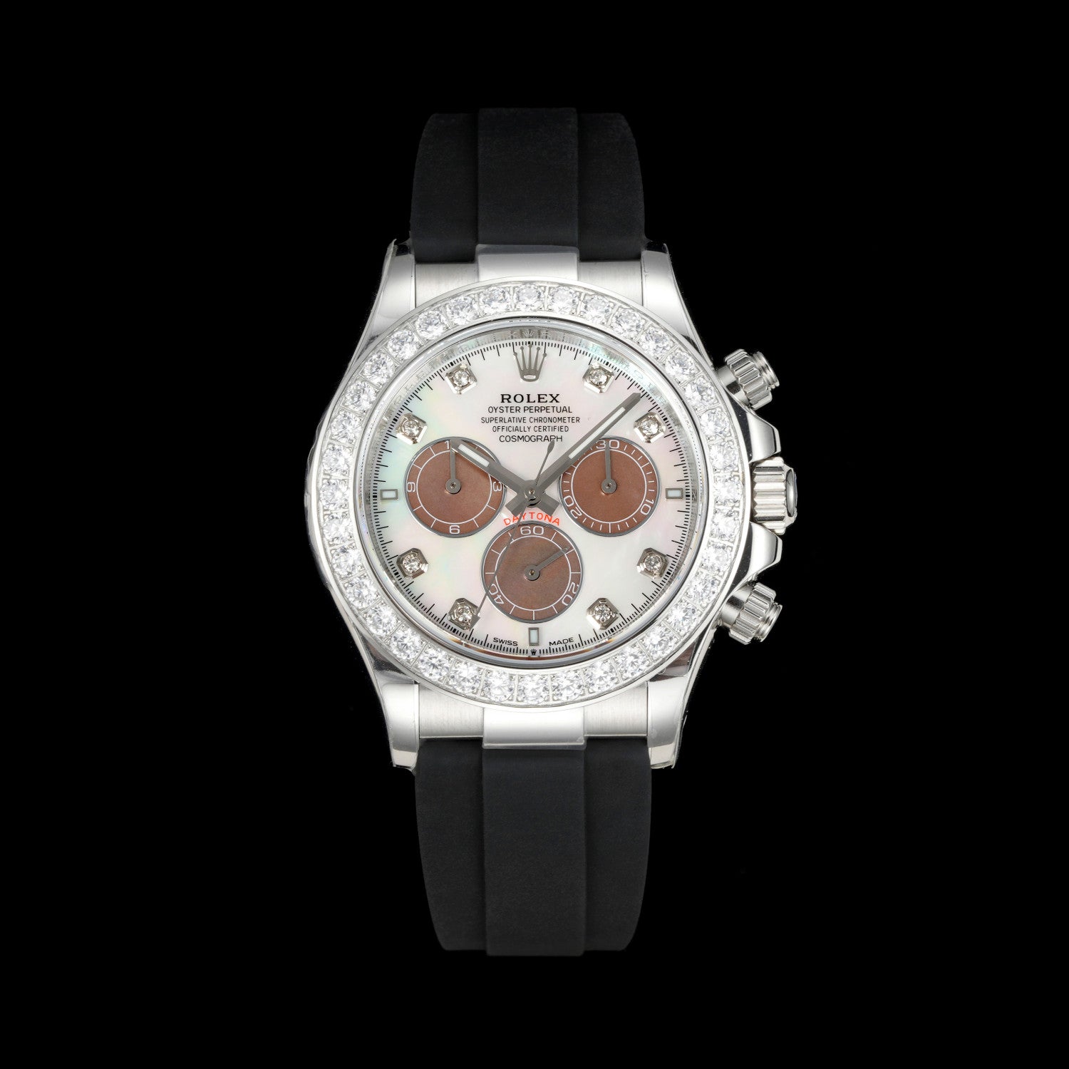 Rolex Men's Classic Solid Color Strap Round Dial Classic Fashion Automatic Mechanical Watch #78121