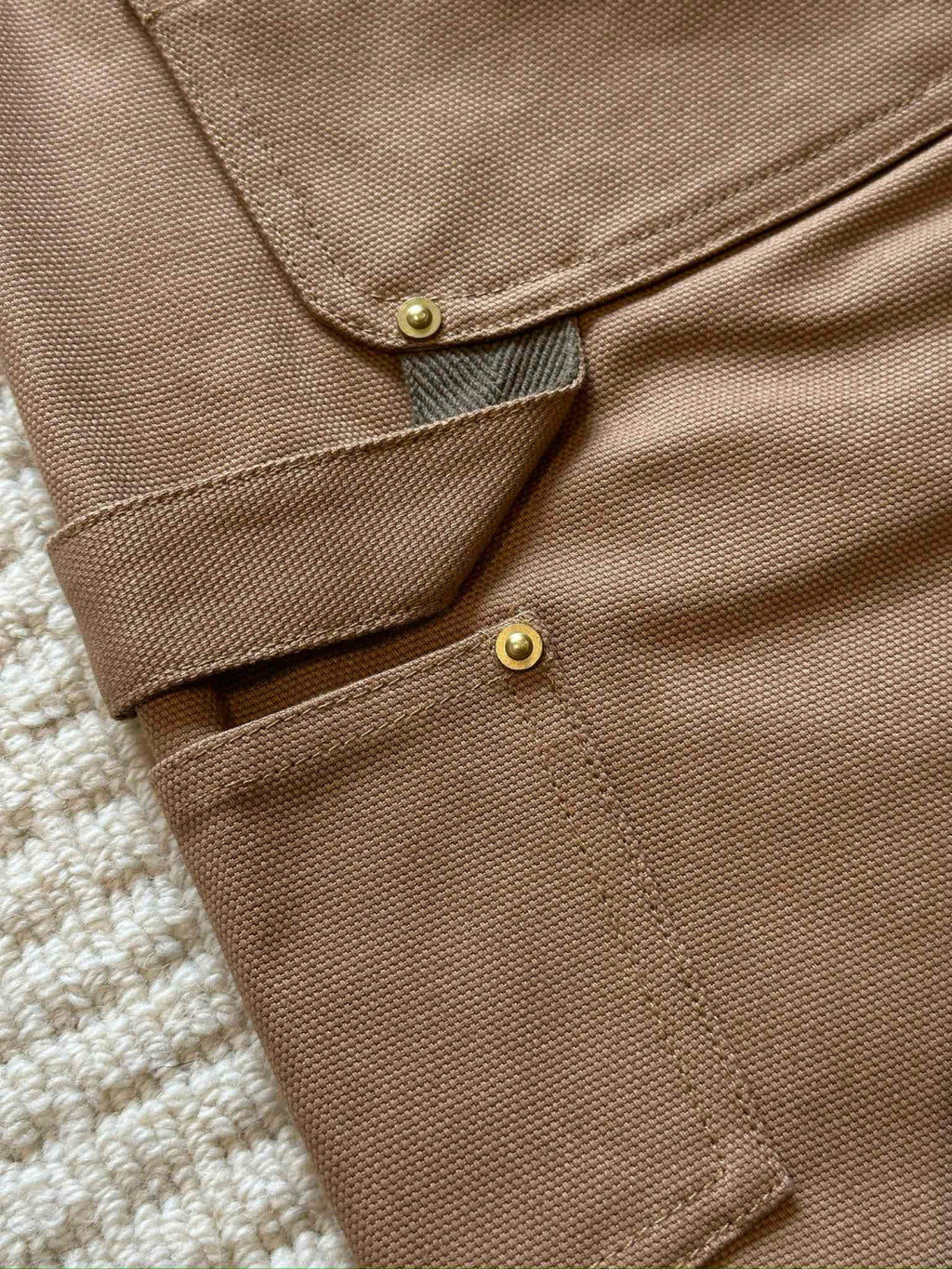 Carhartt WIP x Sacai  Men's Spring/Fall Fashion Casual Solid Color Relaxed Straight Leg Pants Work Pants #78683