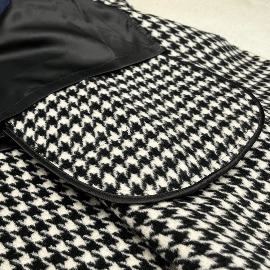 Louis Vuitton Thousand Bird Plaid Double Breasted Jacket Ngvp #6777