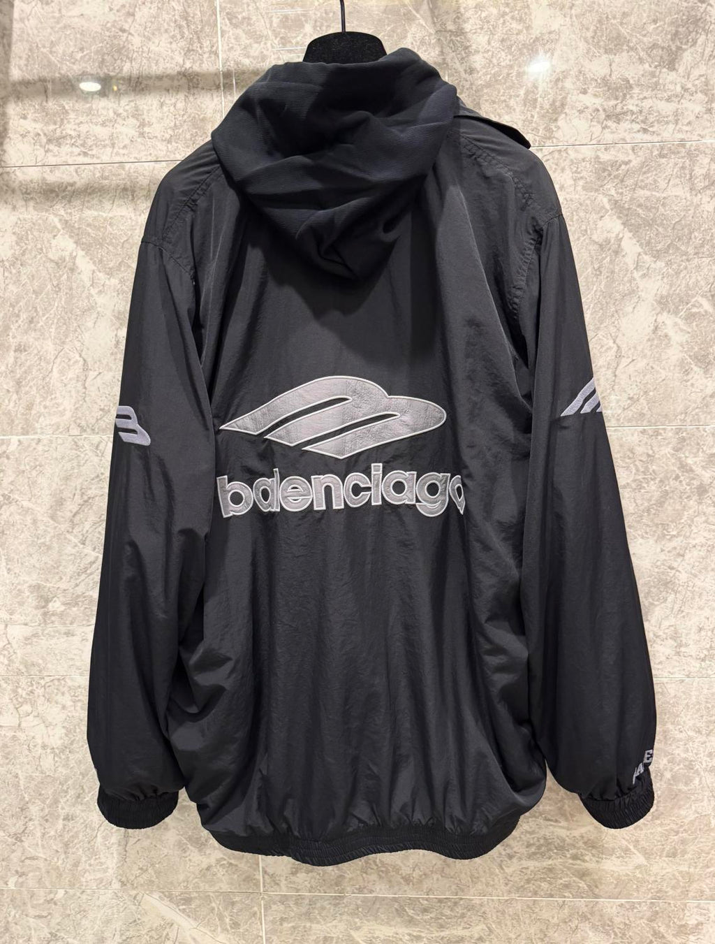 Balenciaga Men's 3b Football Tracksuit Jacket Football Baggy Sweatpants in Black #335524