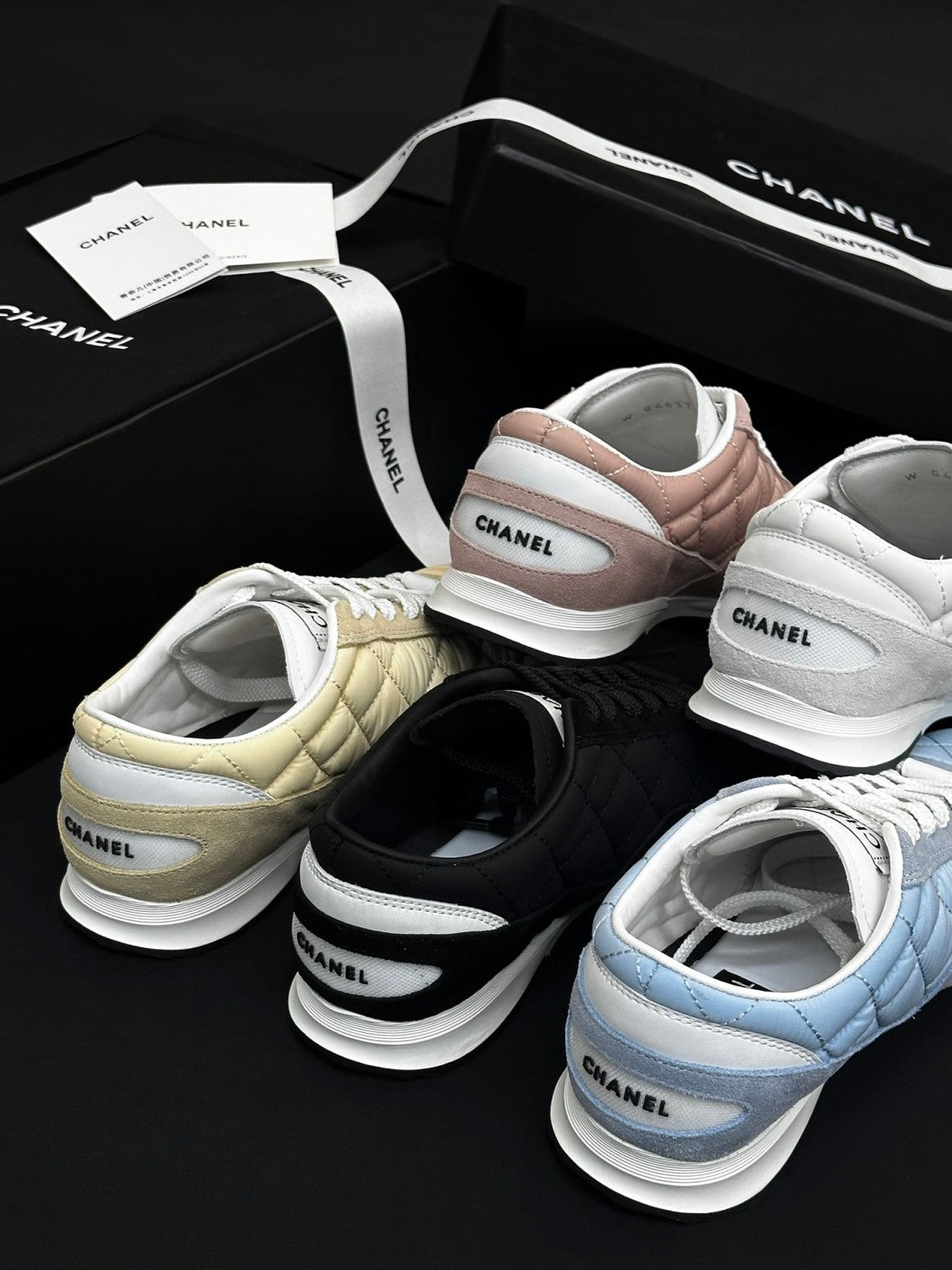 Chanel Trainers Calfskin Suede Calfskin #333965