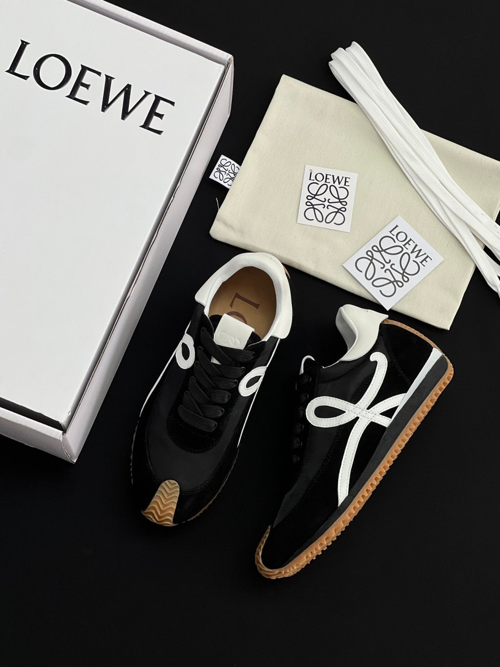 Loewe Forrest Gump Shoes Cowhide Suede Calfskin #385055