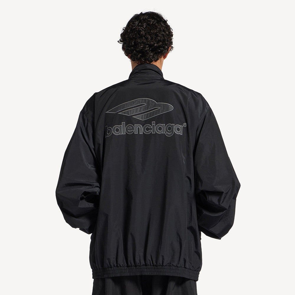 Balenciaga Men's 3b Football Tracksuit Jacket Football Baggy Sweatpants in Black #335524