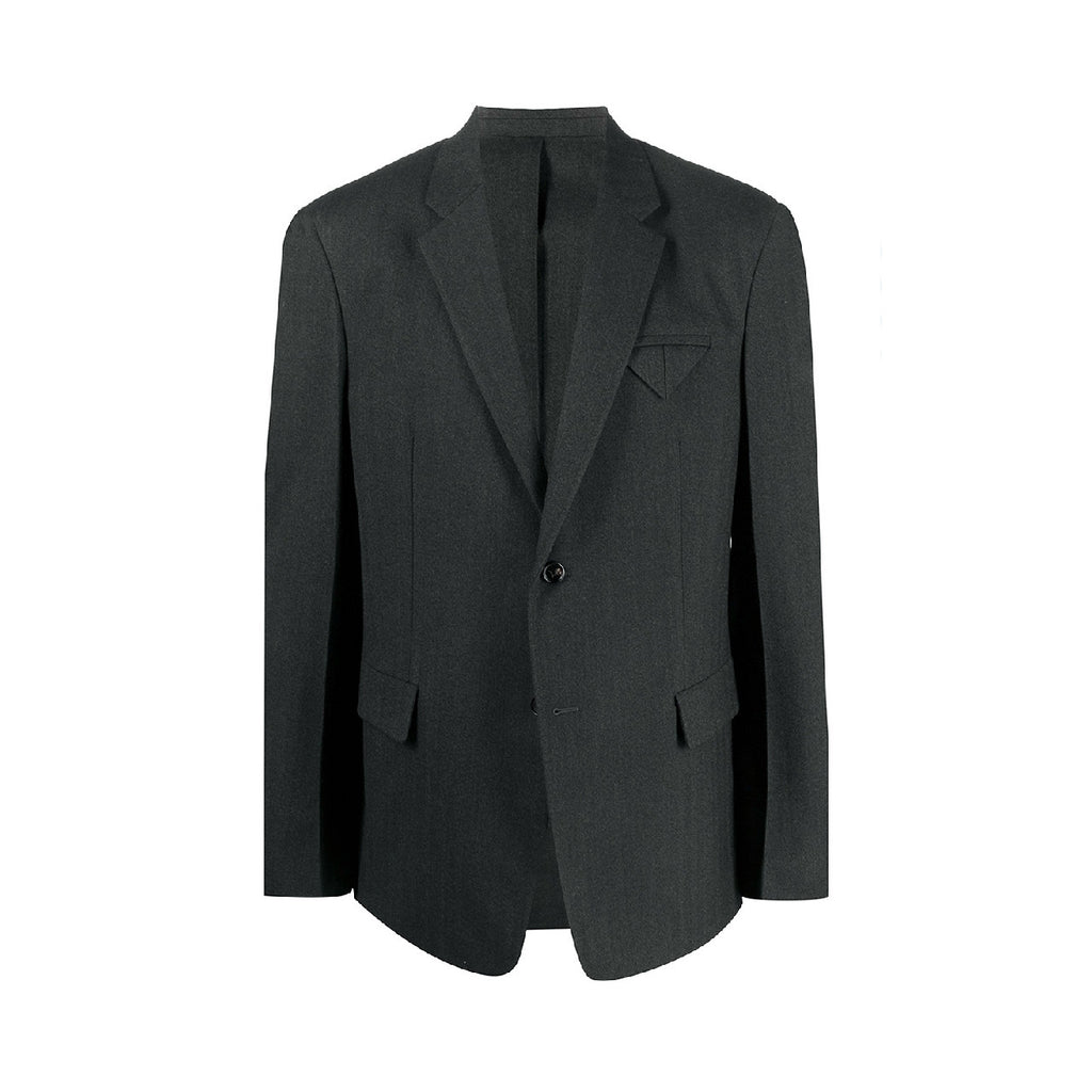 Bottega Veneta Men's Spring And Fall Solid Color Lapel Single-breasted Wool Suit Two-piece Suit Pants Suit  Ngvp #7756