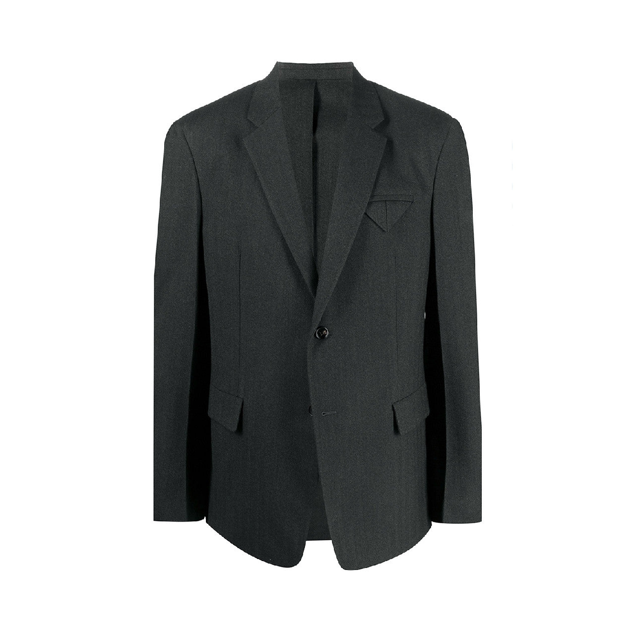 Bottega Veneta Men's Spring And Fall Solid Color Lapel Single-breasted Wool Suit Two-piece Suit Pants Suit  Ngvp #7756