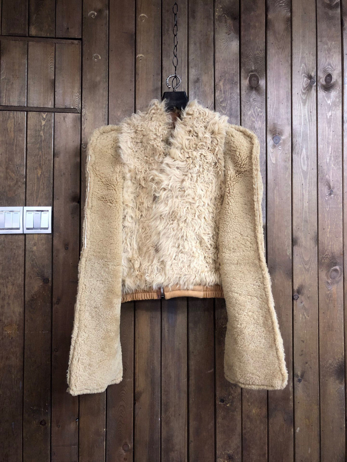 Rick Owens Fur Long Sleeve Jacket Ngvp #6659