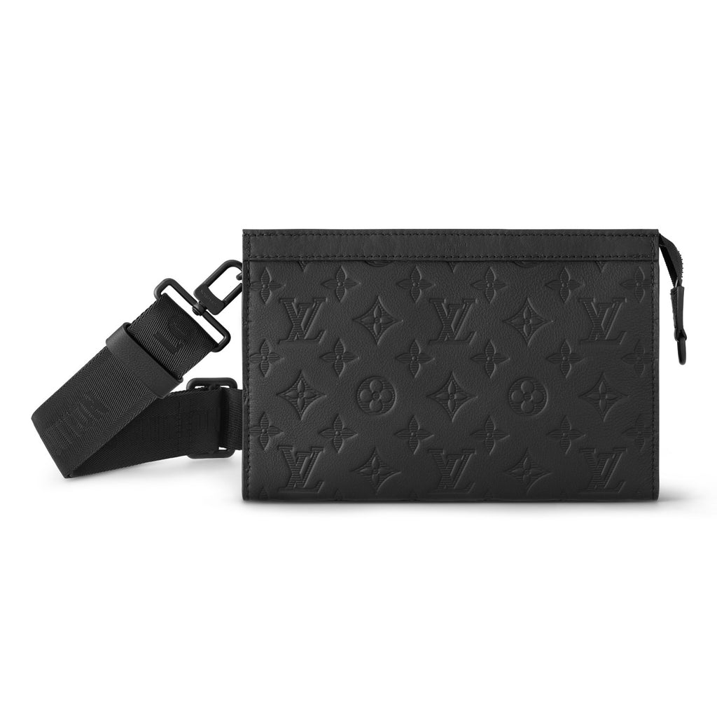 Louis Vuitton GASTON Classic printed men's and women's fashion Adjustable removable shoulder strap Zipper closure Coated canvas Shoulder bag Handbag Bags M14036 #78445