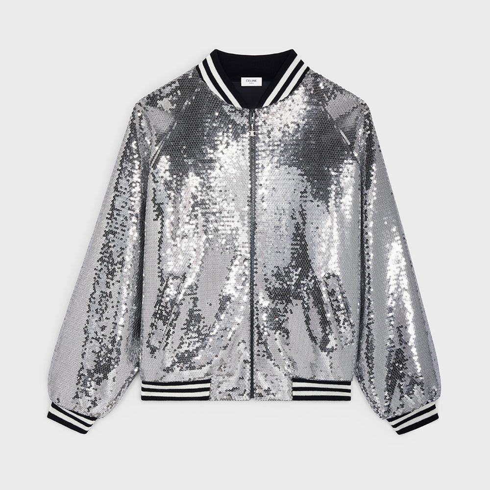 Celine Sequin Bomber Jacket #288699