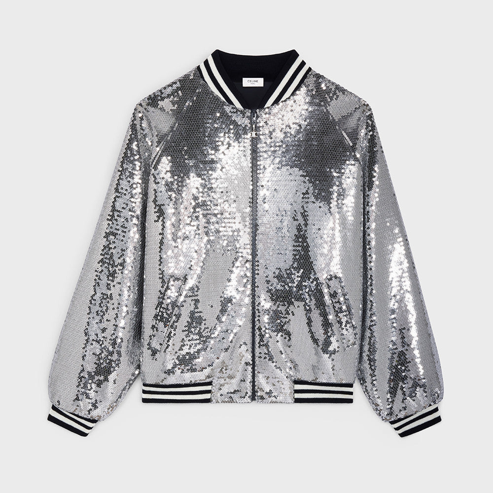 Celine Sequin Bomber Jacket #288699