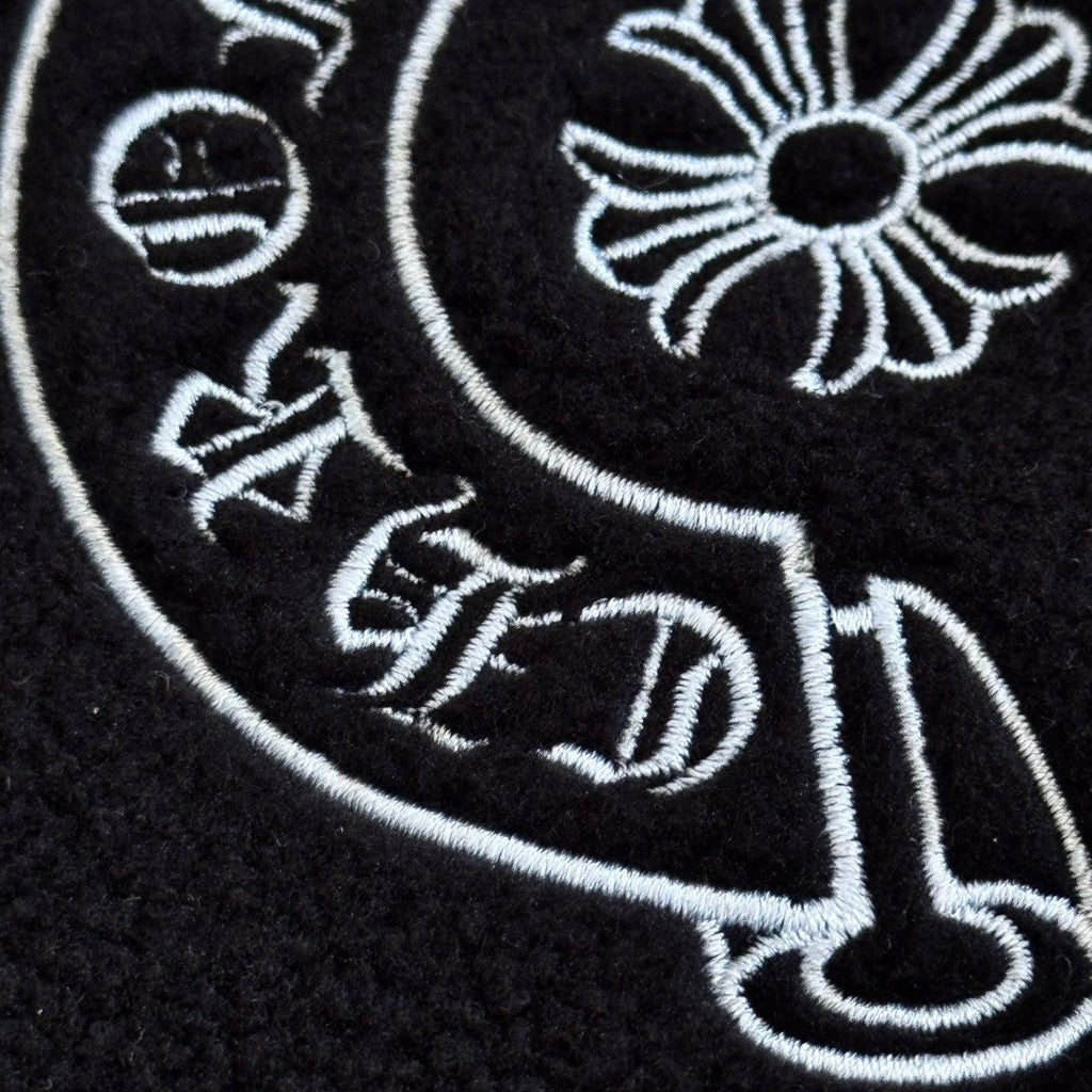 Chrome Hearts Polar Fleece Zipper Stand Collar Sweatshirt #335654