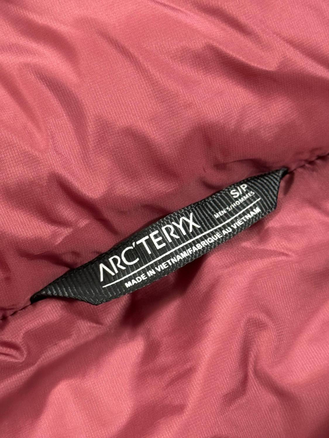 Arcteryx Men's And Women's Fall And Winter Splicing Logo Hard Shell Hooded Zipper Down Long Sleeved Jacket #73883