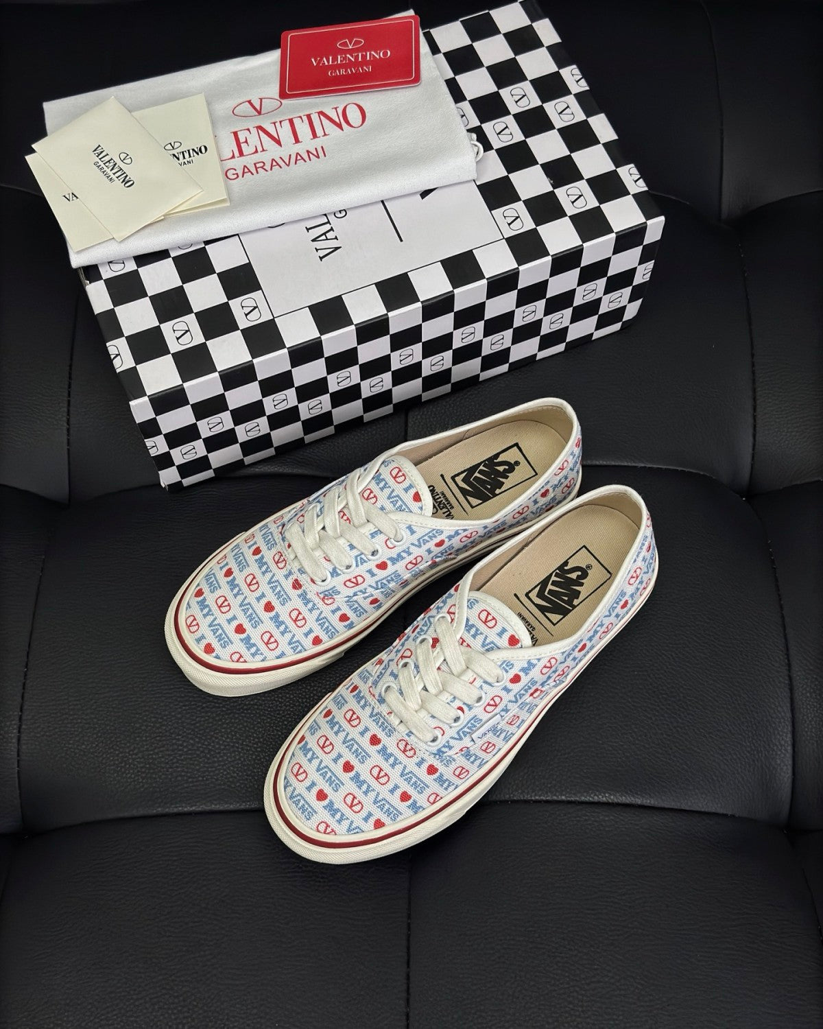Valentino X VANS Joint Women's and Men's Sneakers Printed Style #333072