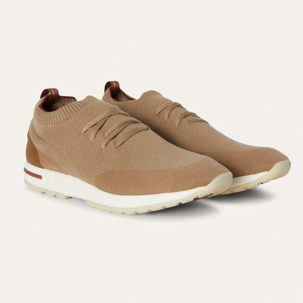 Loro Piana 360 Lp Flexy Walk Men's Autumn/winter Sports Shoes Two-tone Fashion Luxury Knit Comfortable Casual Footwear Ngvp #2435