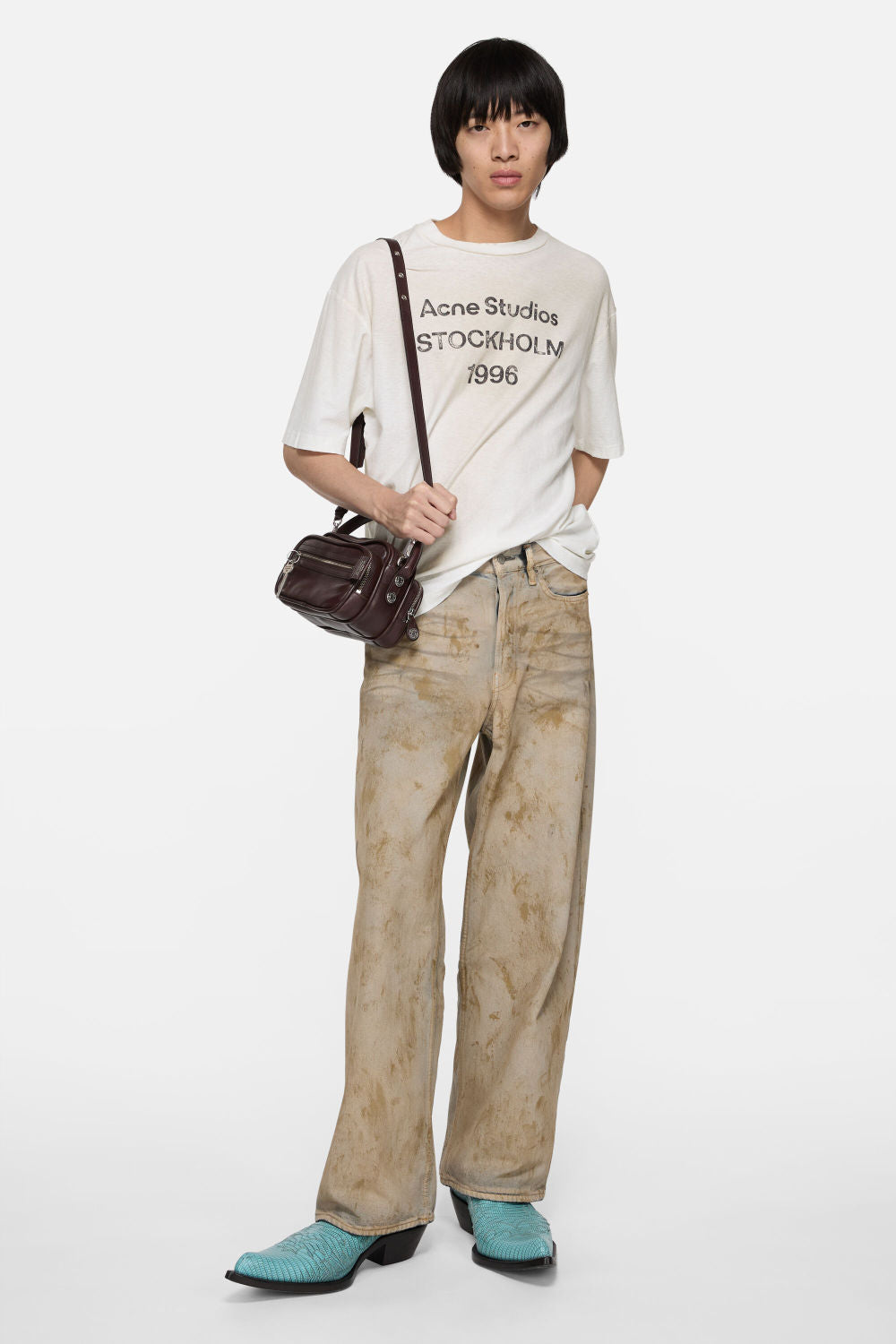 Acne Studios Logo T-shirt Relaxed Fit Cotton #337208