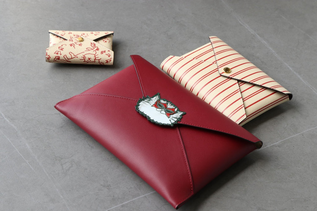 Louis Vuitton Grace and LV collaboration Kirigami Pochette Cowhide leather Three-piece set Clutch Bag Bags #193889