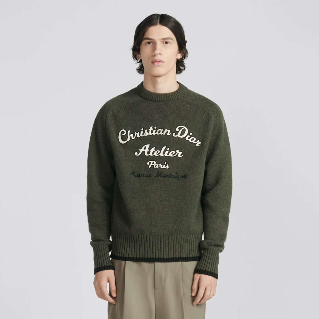 Christian Dior Atelier Sweater Crew Neck Long Sleeve Knitted jumper #96666