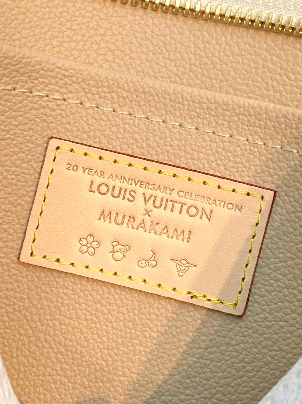 Louis Vuitton LV x TM Women's Colorful Logo Print Zipper Closure Coated Canvas Clutch Bag Bags #75164