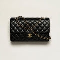 Chanel CF Women's Diamond Logo Sheepskin Shoulder Bag Medium #332608