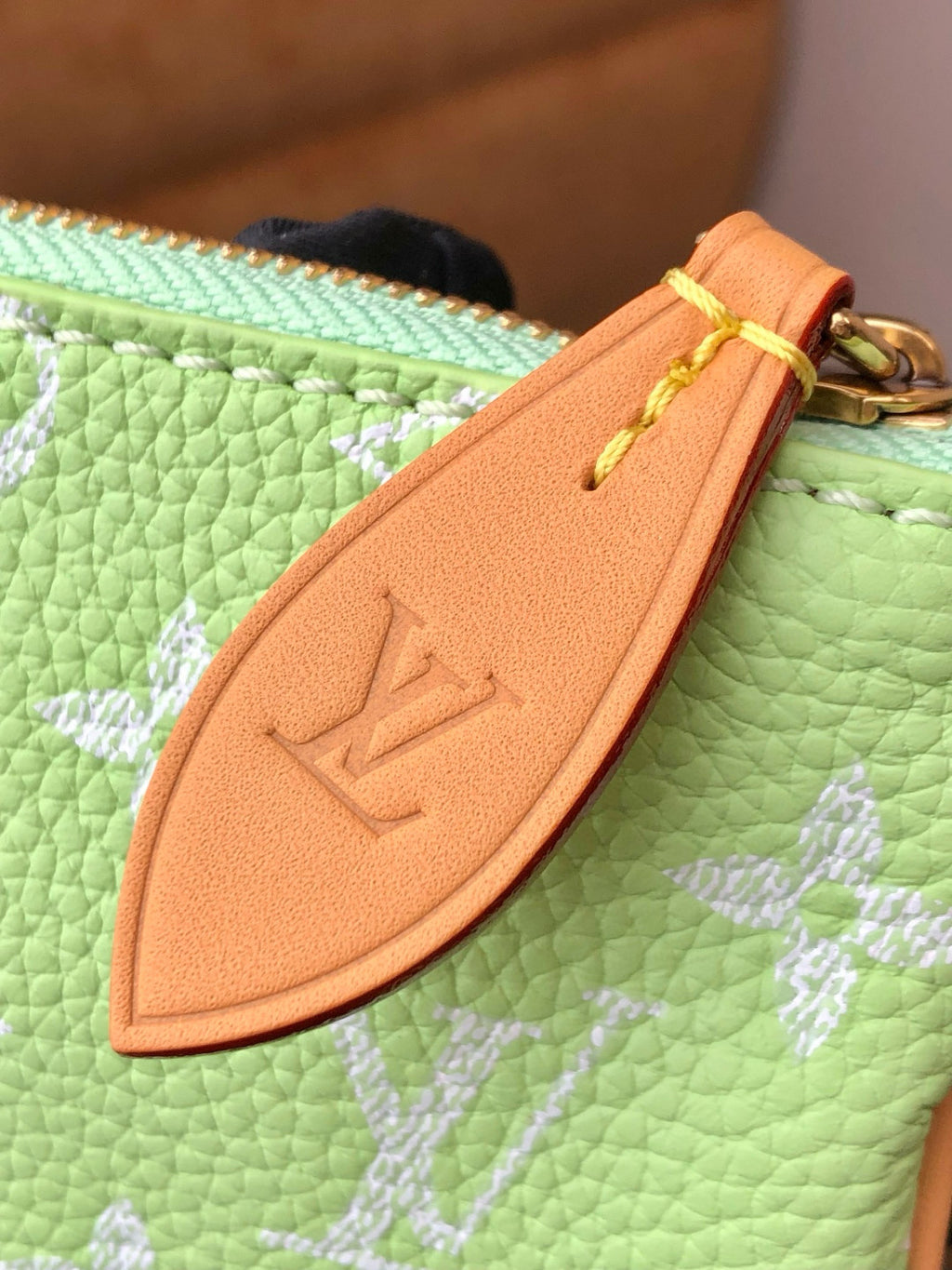 Louis Vuitton Women's Fashion Classic Avocado Green Logo Zipper Closure Leather Shoulder Bag Handbags In Small Medium And Large Sizes Crossbody Bag Bags #78663