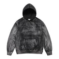 SUPREME/MM6 MAISON MARGIELA Men's and Women's Spring and Autumn Tie-Dye Washed Logo Solid Color Pocket Hooded Sweatshirt Pullover #73148