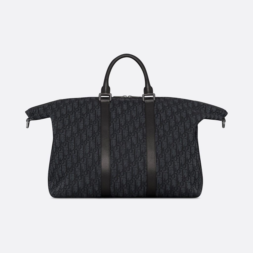 Dior Men's Weekender 40 Weekend Bag Jacquard Canvas Tote Shoulder Bag 2025 New Style Two-Tone Fashionable All-Over Print Bags 1ESDU134YKY_H27E #82351A