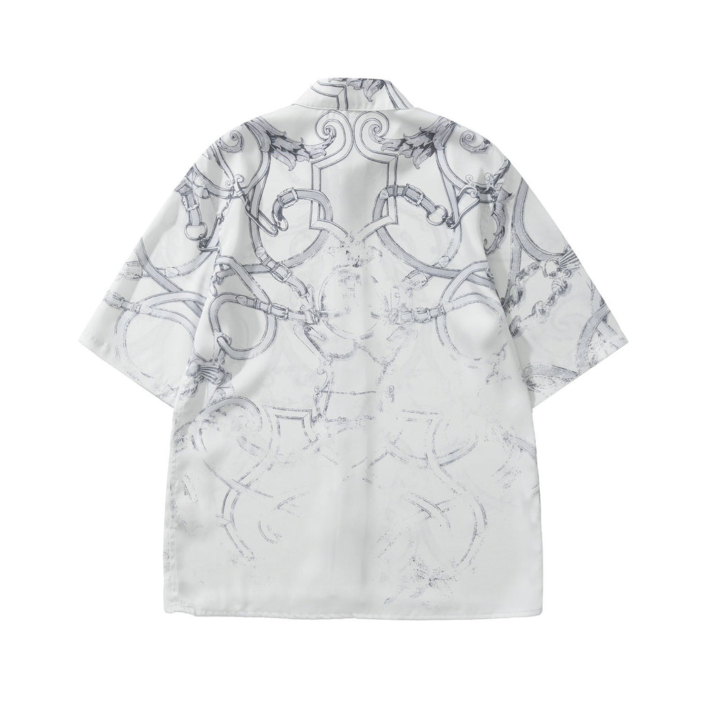 Hermes L'Instruction du Roy Patine Technology Silk Shirt #324920
