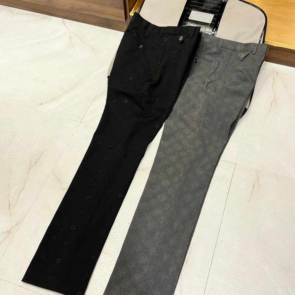 Louis Vuitton Men's Suit Jacket Long Pants Professional Dress Set #6468