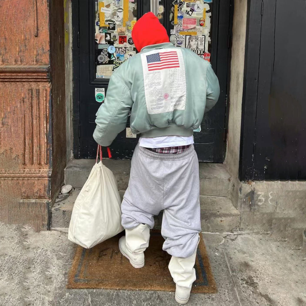 Mowalola Sweat Suit Sport Gray Suit Loose Cotton Men's And Women's Spring And Fall Casual Simple Embroidery Letters Hooded Sweatshirt Sweatpants Ngvp #1746